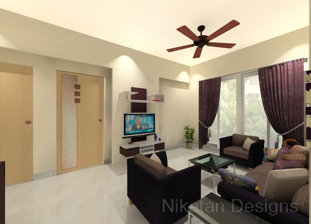 Niketan's 3D interior design with fresh ideas